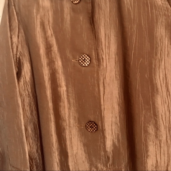 Vintage Painted Pony Elegant Metallic Gold Jacket - Picture 6 of 8